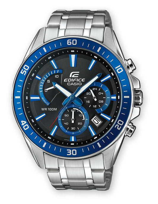 CASIO EDIFICE Mod. RETROGRADE CHRONOGRAPH XL - BLUE RACING