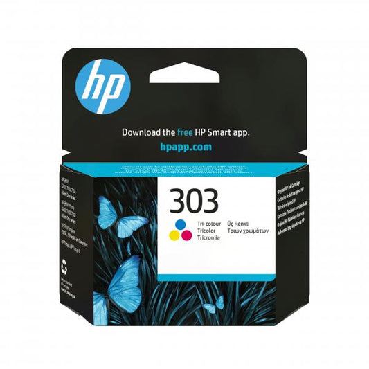 HP 303 TRI-COLOR (T6N01AE) - CARTUCCIA ORIGINALE