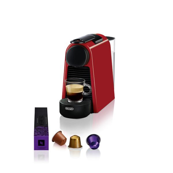 DeLonghi NESPRESSO ESSENZA MINI (EN85.R) RED - MACCHINA CAFFE` ESPRESSO A CAPSULE