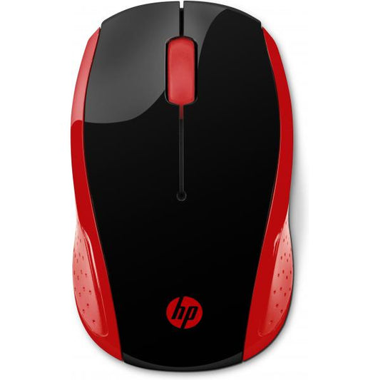 HP 200 MOUSE WIRELESS ROSSO