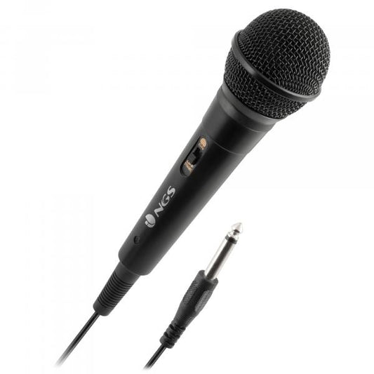 NGS MICROFONO SINGER FIRE IDEALE PER KARAOKE 3m CAVO 8435430611038