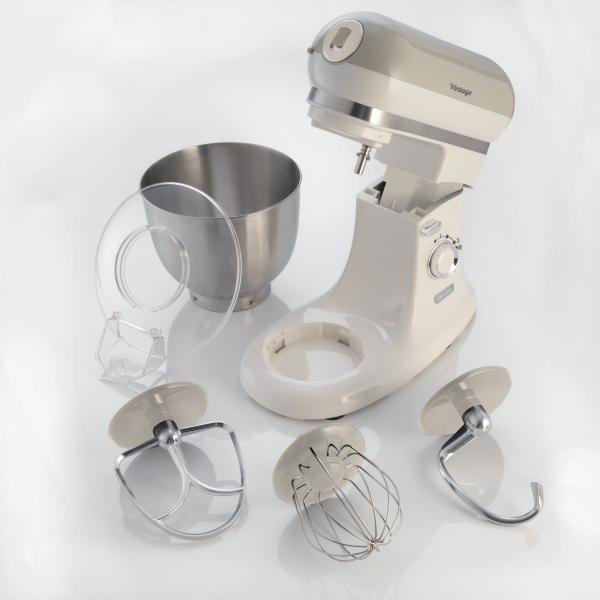 ARIETE ARIETE IMPASTATRICE VINTAGE BEIGE (1588/03) - TAZZA ACCIAIO INOX 5,5 L - 7 VELOCITA'' + PULSE - 2400W