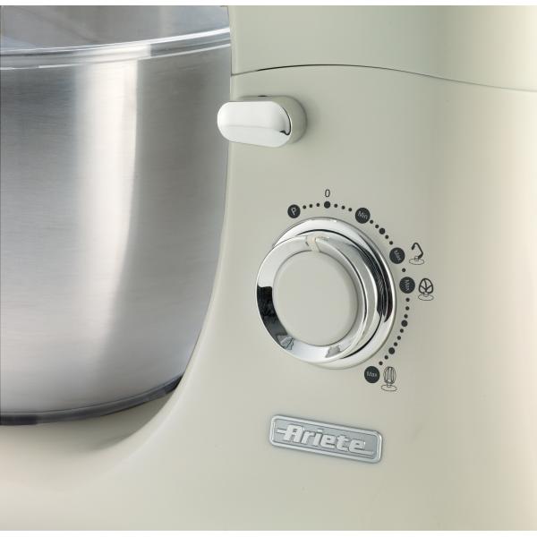 ARIETE ARIETE IMPASTATRICE VINTAGE BEIGE (1588/03) - TAZZA ACCIAIO INOX 5,5 L - 7 VELOCITA'' + PULSE - 2400W
