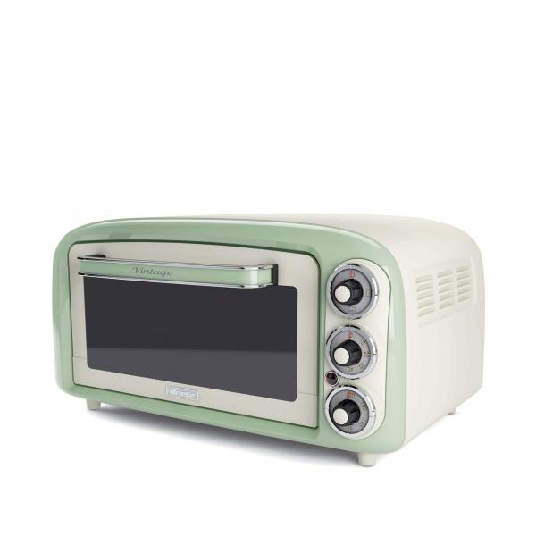 ARIETE FORNO VINTAGE VERDE (0979/04) - 18L - 3 POSIZIONI COTTURA - TIMER 60 MIN - 1380W
