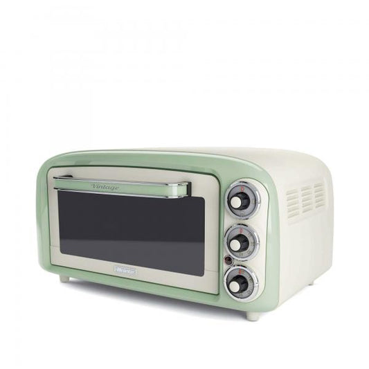 ARIETE FORNO VINTAGE VERDE (0979/04) - 18L - 3 POSIZIONI COTTURA - TIMER 60 MIN - 1380W