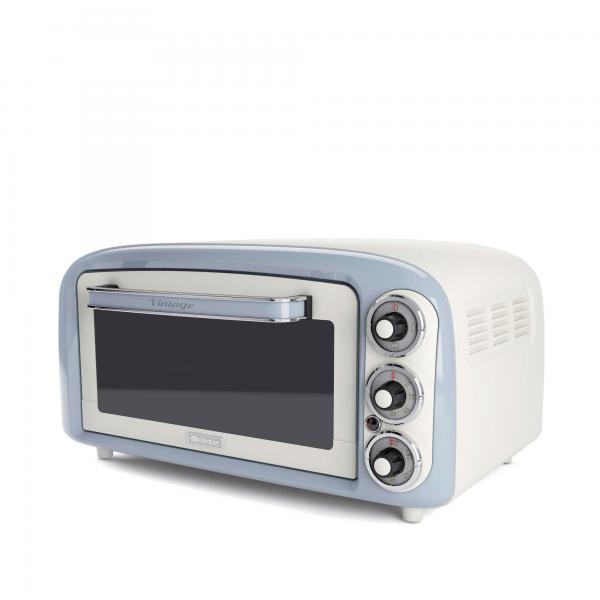 ARIETE FORNO VINTAGE CELESTE (0979/05) - 18L - 3 POSIZIONI COTTURA - TIMER 60 MIN - 1380W