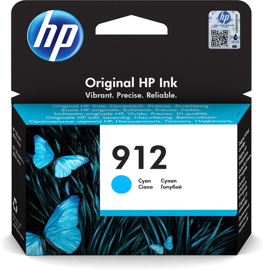 HP 912 Cyan Original Ink Cart