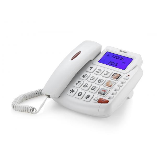 BRONDI BRAVO 90 LCD BIANCO TELEFONO BCA SENIOR