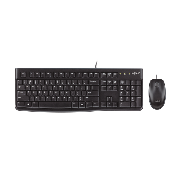 TASTIERA + MOUSE LOGITECH MK120 BLACK 920-002543