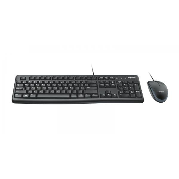 TASTIERA + MOUSE LOGITECH MK120 BLACK 920-002543
