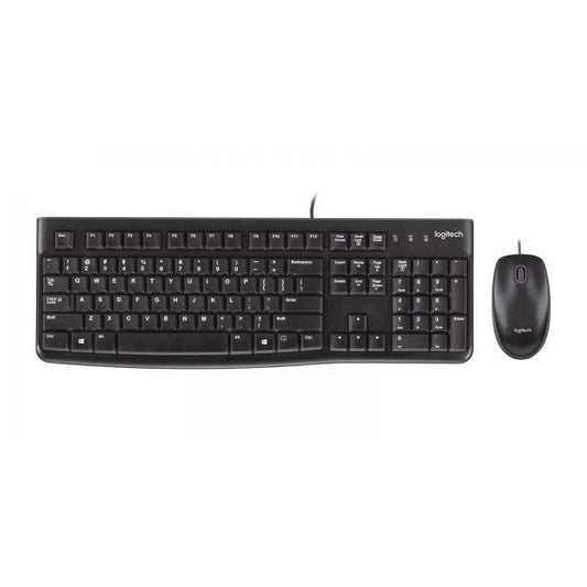 TASTIERA + MOUSE LOGITECH MK120 BLACK 920-002543