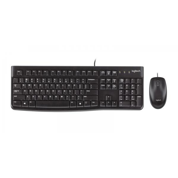 TASTIERA + MOUSE LOGITECH MK120 BLACK 920-002543