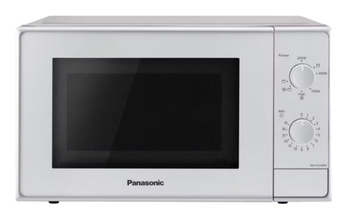 Panasonic Microonde compatto 20L NN-K12JMMEPG grill, argento - (Panasonic NN-K12 Argento Microonde con grill Superficie piana 20 L 800 W)