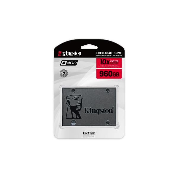KINGSTON A400 SSD 960GB (SA400S37/960G) - INTERNO - 2.5"" - SATA3