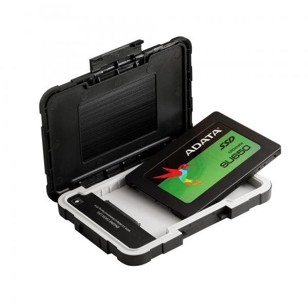 ADATA AED600-U31-CBK CASE ESTERNO 2.5'' NERO per HDD/SSD (SHOCK/WATERPROOF/