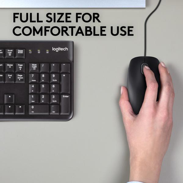 LOGITECH B110 SILENT - MOUSE USB BLACK (910-005508)