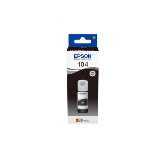 EPSON 104 BLACK (C13T00P140) - CARTUCCIA ORIGINALE