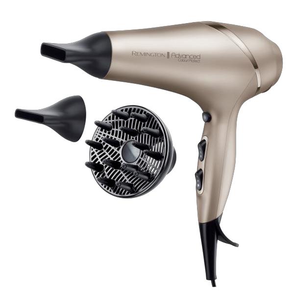 REMINGTON AC8605 - ASCIUGACAPELLI - MOTORE AC - 2300W - 3 TEMP./ 2 VELOCITA - COLOURPROTECT - 2CONC/DIFF