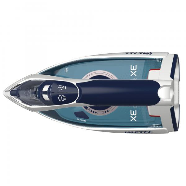 Imetec ZeroCalc Z1 2500 Ferro da stiro a secco e a vapore Acciaio inossidabile Colore foglia di tè, Bianco