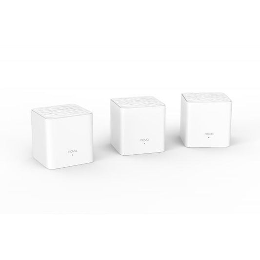 TENDA NOVA MW3 - MESH 3 NODI - DUAL BAND WI-FI AC1200 - MU-MIMO - COPERTURA 300 MQ
