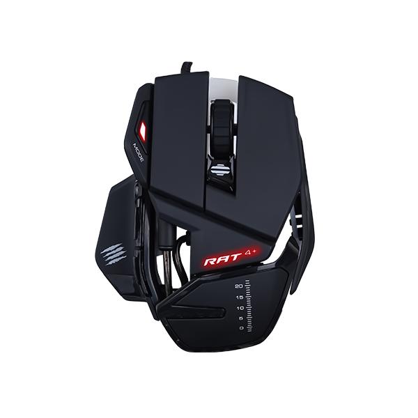 MAD CATZ GAMING MOUSE R.A.T. 4+ BLACK OTTICO 7.2K DPI 7xPUL PRG
