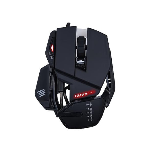 MAD CATZ GAMING MOUSE R.A.T. 4+ BLACK OTTICO 7.2K DPI 7xPUL PRG