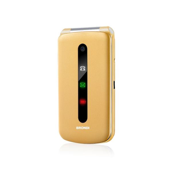 BRONDI PRESIDENT (ORO) - TELEFONO CELLULARE PER ANZIANI - FOTOCAMERA