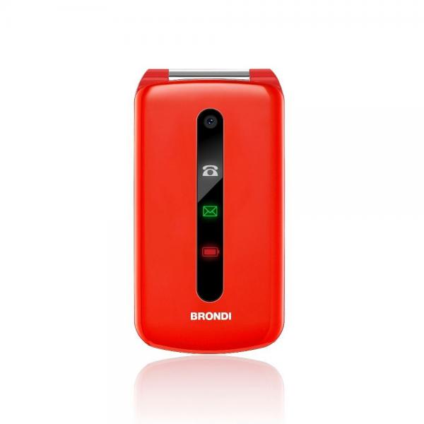 BRONDI PRESIDENT ROSSO 3" FEATURE PHONE CLAMSHELL