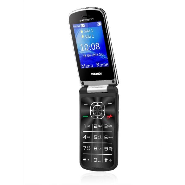 BRONDI PRESIDENT NERO 3" FEATURE PHONE CLAMSHELL