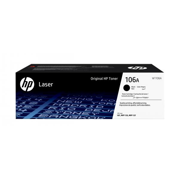 HP 106A BLACK (W1106A) - TONER ORIGINALE