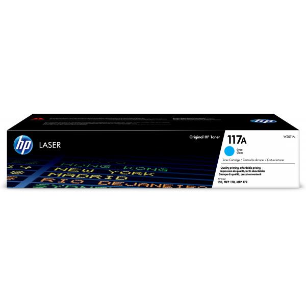 HP 117A CIANO W2071A TONER 0.7K