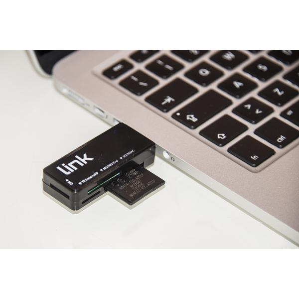 LETTORE MULTICARD LINK LKCCH04 - USB 3.0 5GBPS