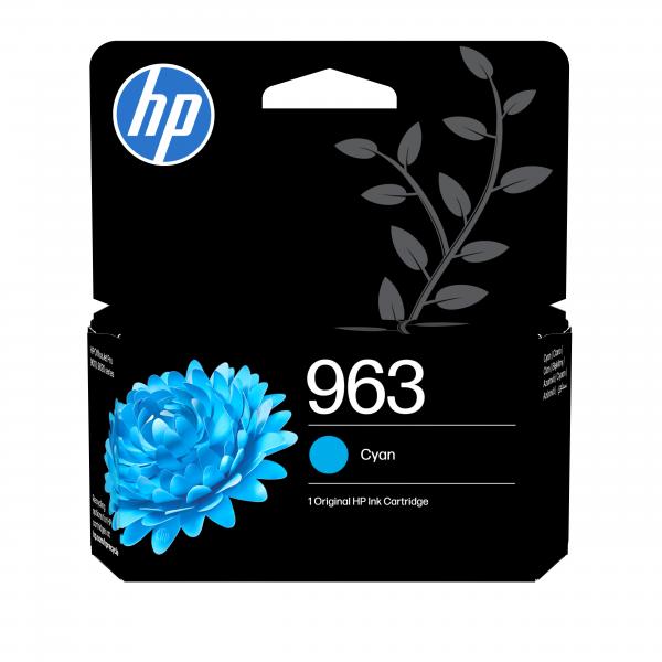 HP 963 CIANO (3JA23AE) - CARTUCCIA ORIGINALE