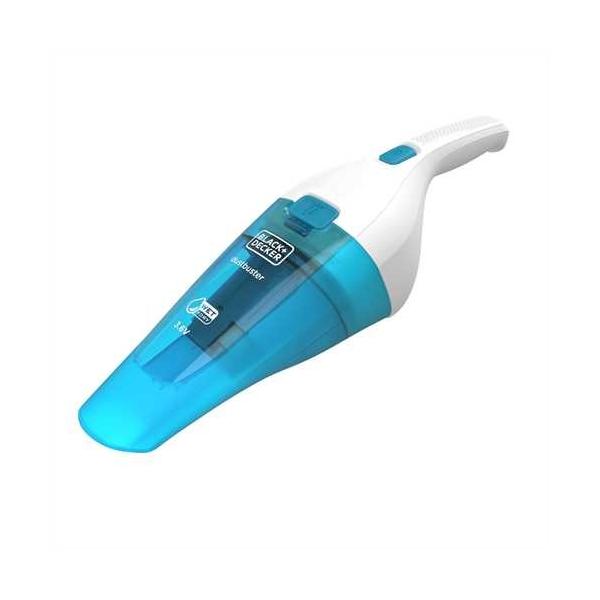 Black & Decker WDC115WA aspirapolvere senza filo Blu, Bianco Senza sacchetto