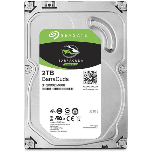 SEAGATE BARRACUDA HDD 2TB (ST2000DM008) - HARD DISK INTERNO - 3.5"" - SATA 3