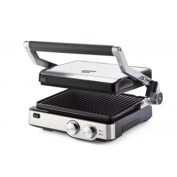 ARIETE GRILL AND TASTE (1918) - PIASTRA ELETTRICA ANTIADERENTE - 5 LIVELLI COTTURA - APERTURA 180 GRADI - 2000W