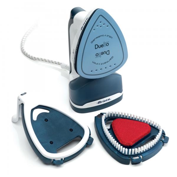 ARIETE DUETTO GARMENT IRON (6246) - FERRO DA STIRO VERTICALE TRASFORMABILE IN ORIZZONTALE - PIASTRA CERAMICA - COLPO VAPORE 18 GR/MIN - 1000W