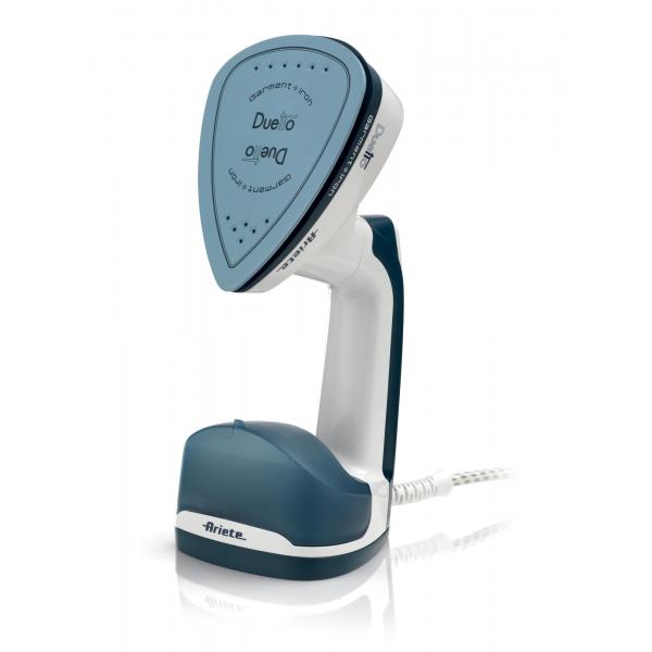 ARIETE DUETTO GARMENT IRON (6246) - FERRO DA STIRO VERTICALE TRASFORMABILE IN ORIZZONTALE - PIASTRA CERAMICA - COLPO VAPORE 18 GR/MIN - 1000W