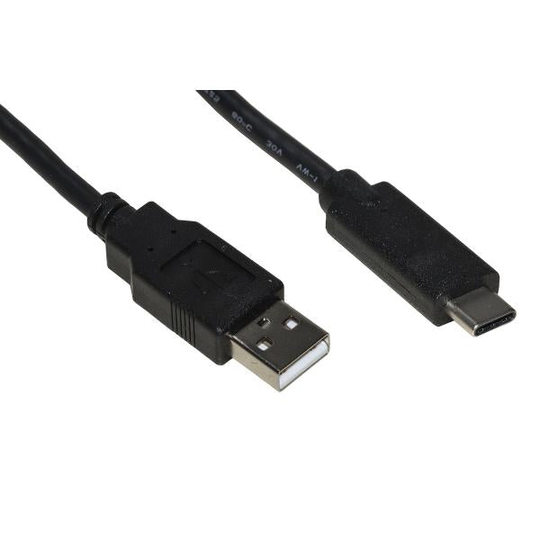 CAVO USB TYPE-A - USB TYPE-C 1.8MT BLACK - LINK LKC2018H