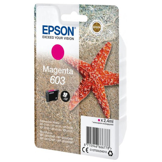 EPSON 603 MAGENTA (C13T03U34010) - CARTUCCIA ORIGINALE