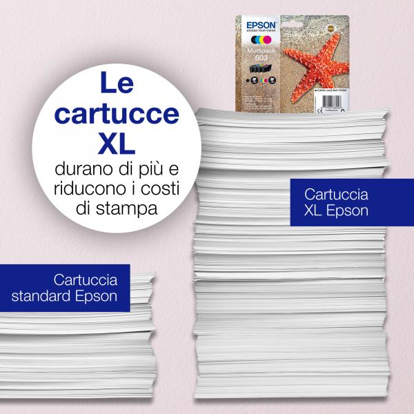 EPSON 603XL BLACK (C13T03A14010) - CARTUCCIA ORIGINALE AD ALTA EFFICIENZA