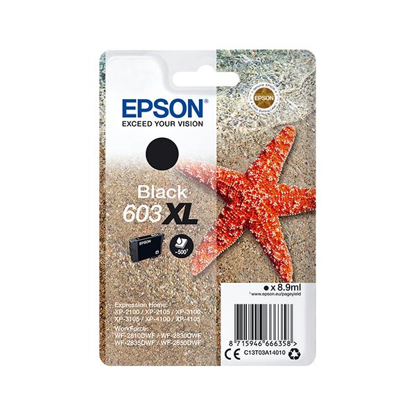 EPSON 603XL BLACK (C13T03A14010) - CARTUCCIA ORIGINALE AD ALTA EFFICIENZA
