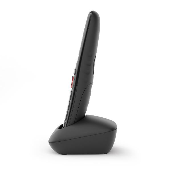 GIGASET E290 (NERO) - TELEFONO CORDLESS SENIOR - VIVAVOCE - TASTI GRANDI