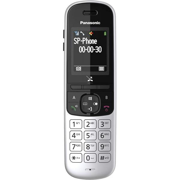 PANASONIC KX-TGH710JTB SILVER DECT CON TASTI GRANDI/