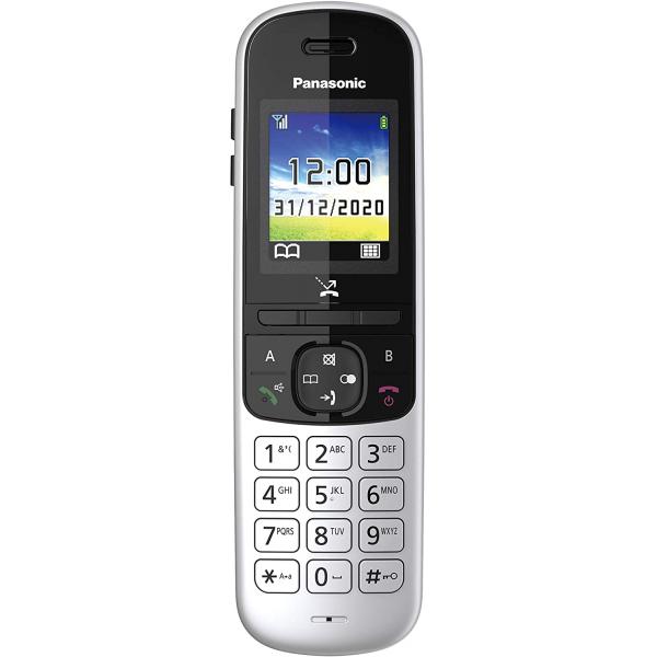 PANASONIC KX-TGH710JTB SILVER DECT CON TASTI GRANDI/