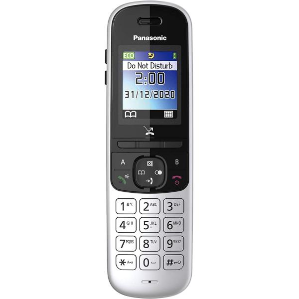 PANASONIC KX-TGH710JTB SILVER DECT CON TASTI GRANDI/