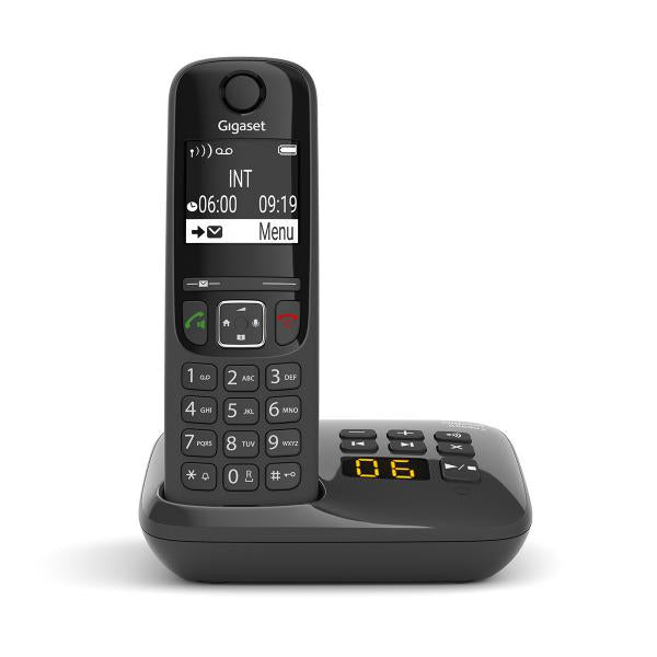 GIGASET AS690A BLACK DECT CON SEGRETERIA