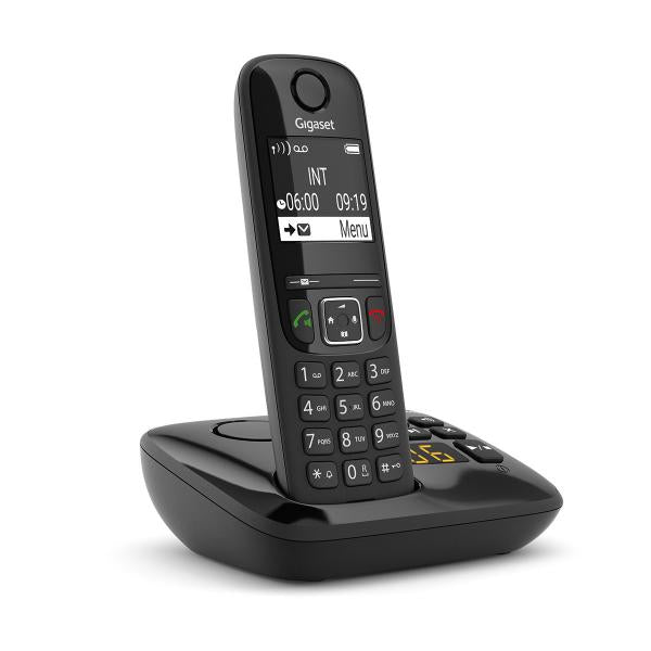 GIGASET AS690A BLACK DECT CON SEGRETERIA