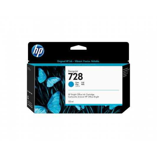 HP 728 130-ml Cyan InkCart