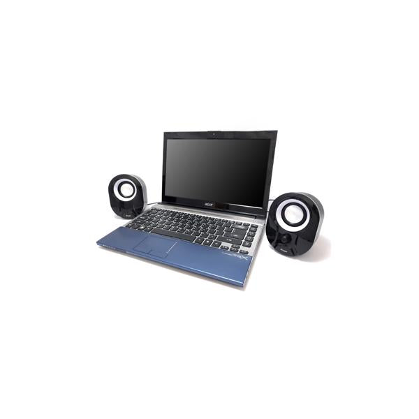 EQUIP 245333 - SPEAKER 2.0 - 6W - USB-A POWER - BLACK / WHITE